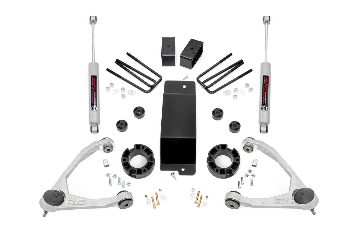 3.5 Inch Lift Kit | Alum/cast Steel | Chevy/gmc 1500 (07-16)