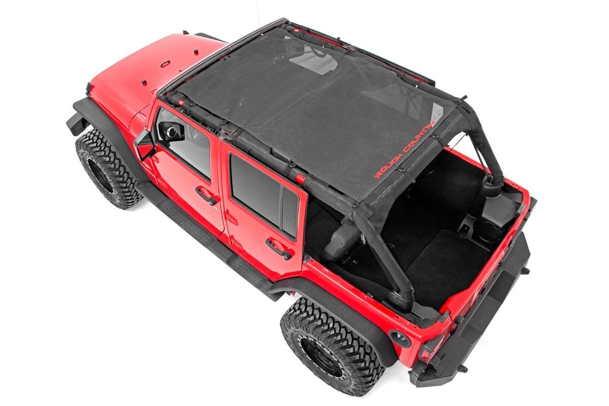 Mesh Bikini Top Plus | Black | Jeep Wrangler Unlimited 2WD/4WD (2007-2018)