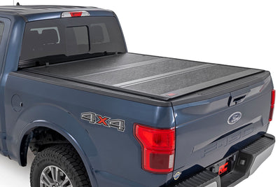 Rough Country Hard Low Profile Bed Cover for Ford F-150 2015-2020 — installed at Road Runner Wheels & Tires · primary view