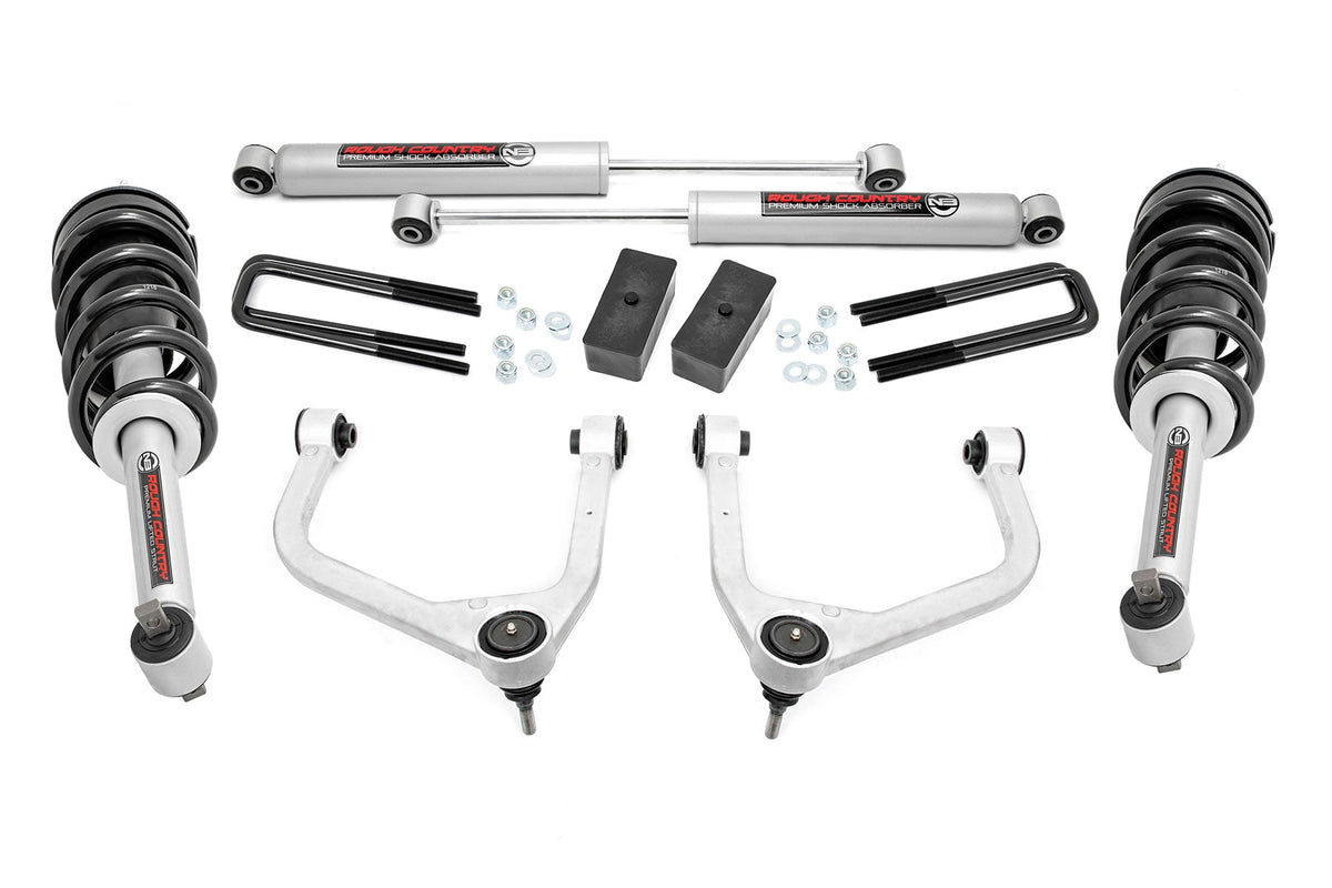 3.5 Inch Lift Kit | N3 Struts | Gmc Sierra 1500 2wd/4wd (2019-2024)