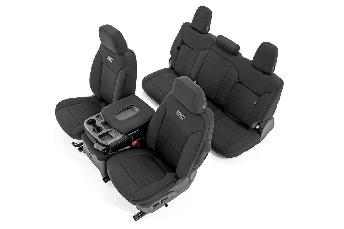 Seat Covers | FR 40/40/20 & RR Back Storage | Chevy/GMC Sierra 1500 (19-26)/Silverado 1500 (19-26)