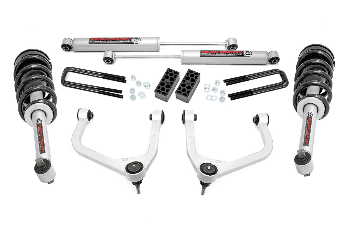 3.5 Inch Lift Kit | N3 Struts | Chevy Silverado 1500 2wd/4wd (2019-2024)