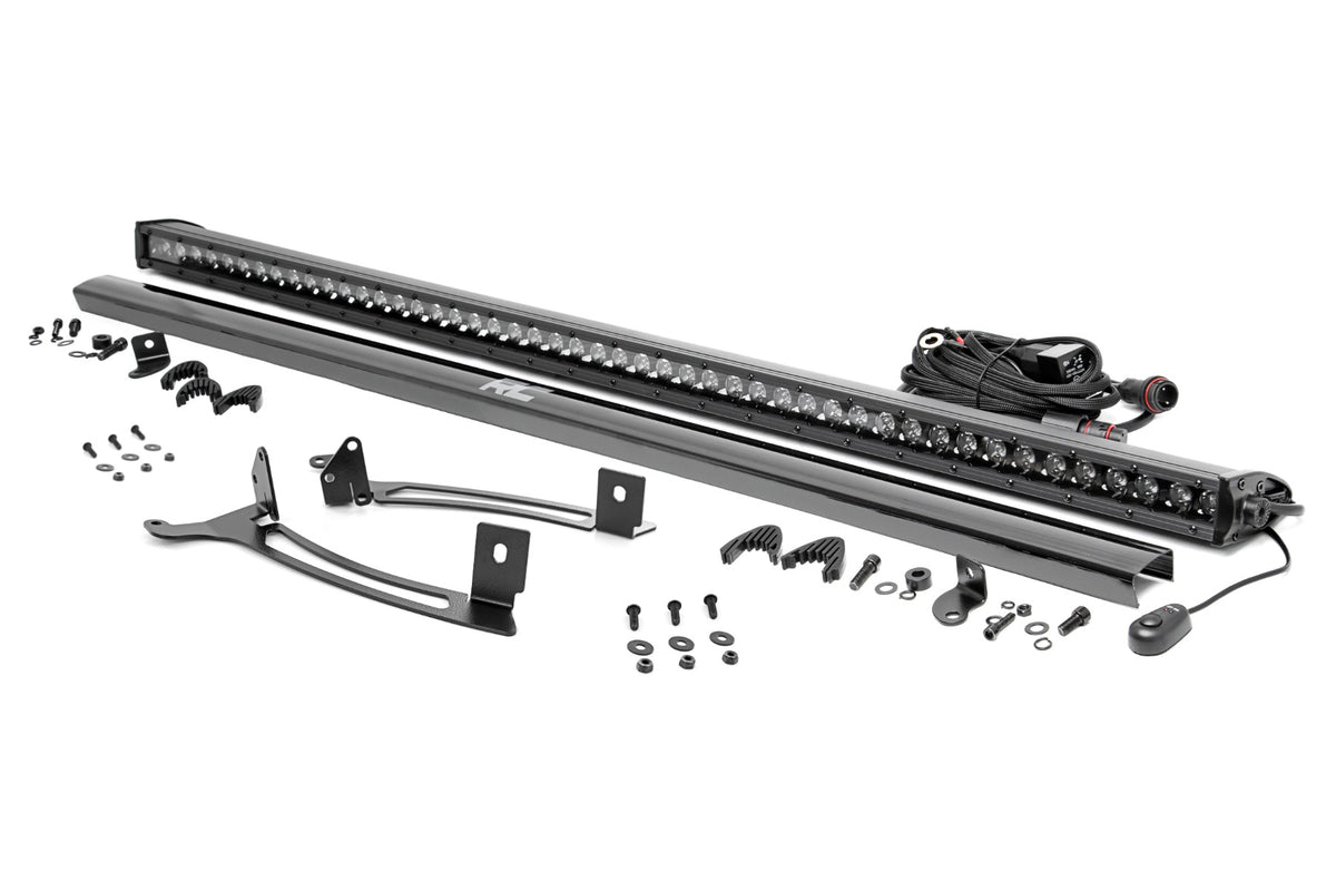 50" Single Row Light Mount | Front | Black Series | Polaris XPEDITION ADV 5