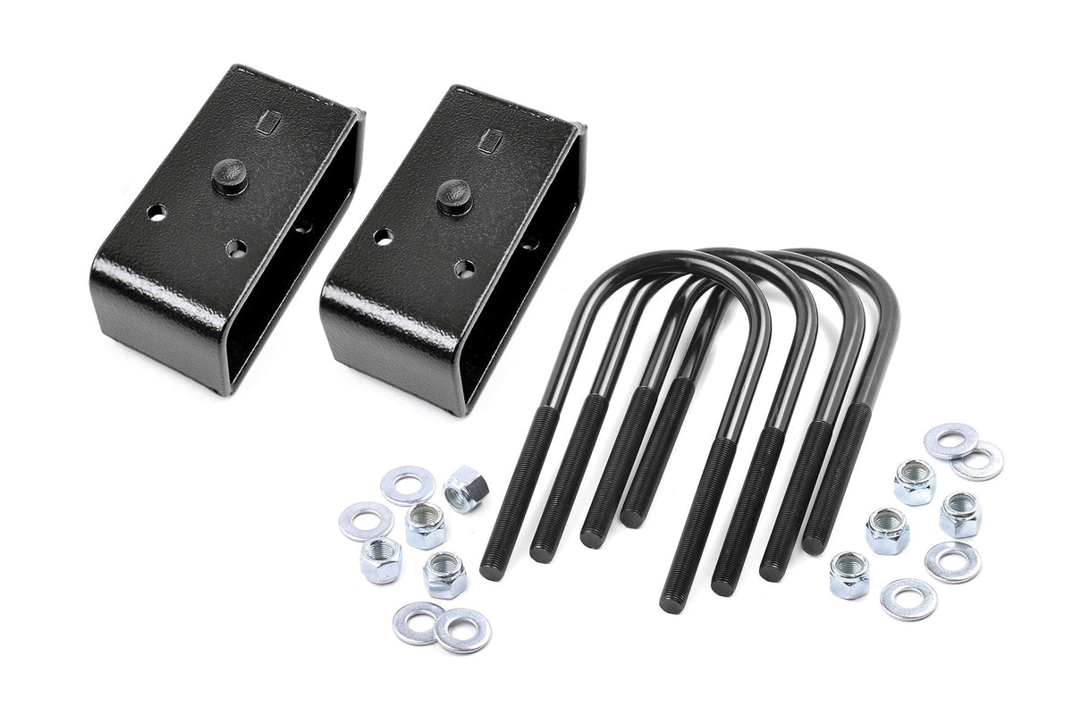 2 Inch Block & U-bolt Kit | Ford F-250 Super Duty 2wd/4wd (2005-2010)