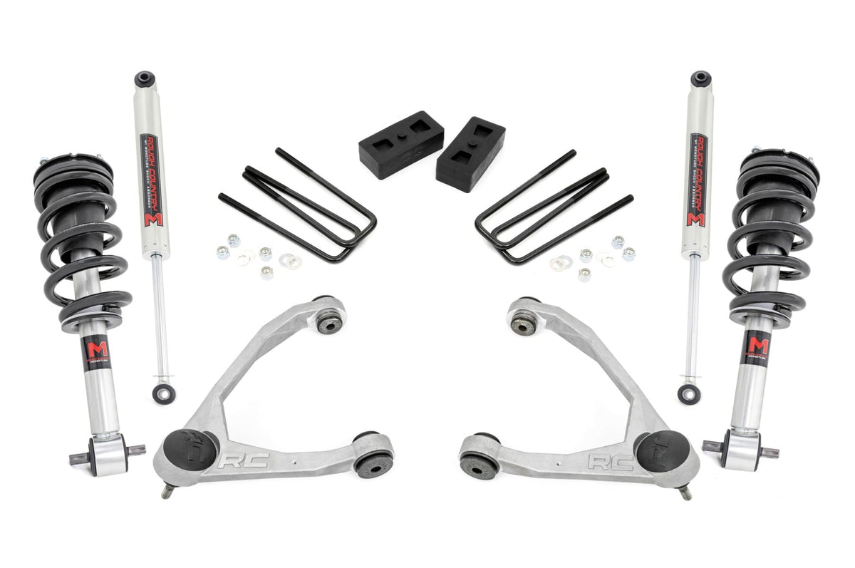 3.5 Inch Lift Kit | Cast Steel | M1 Strut | | Chevy/gmc 1500 (14-16)