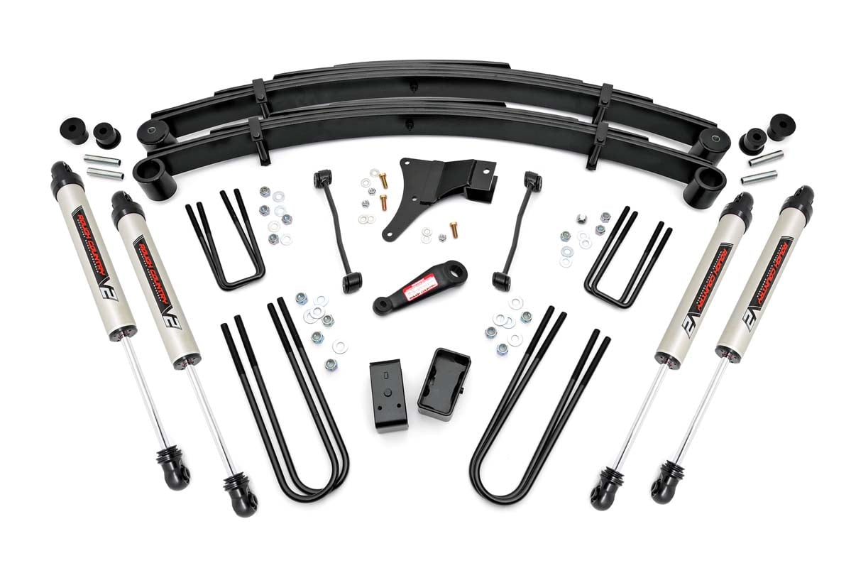 4 Inch Lift Kit | Rear Blocks | V2 | Ford F-250/f-350 Super Duty 4wd (1999)