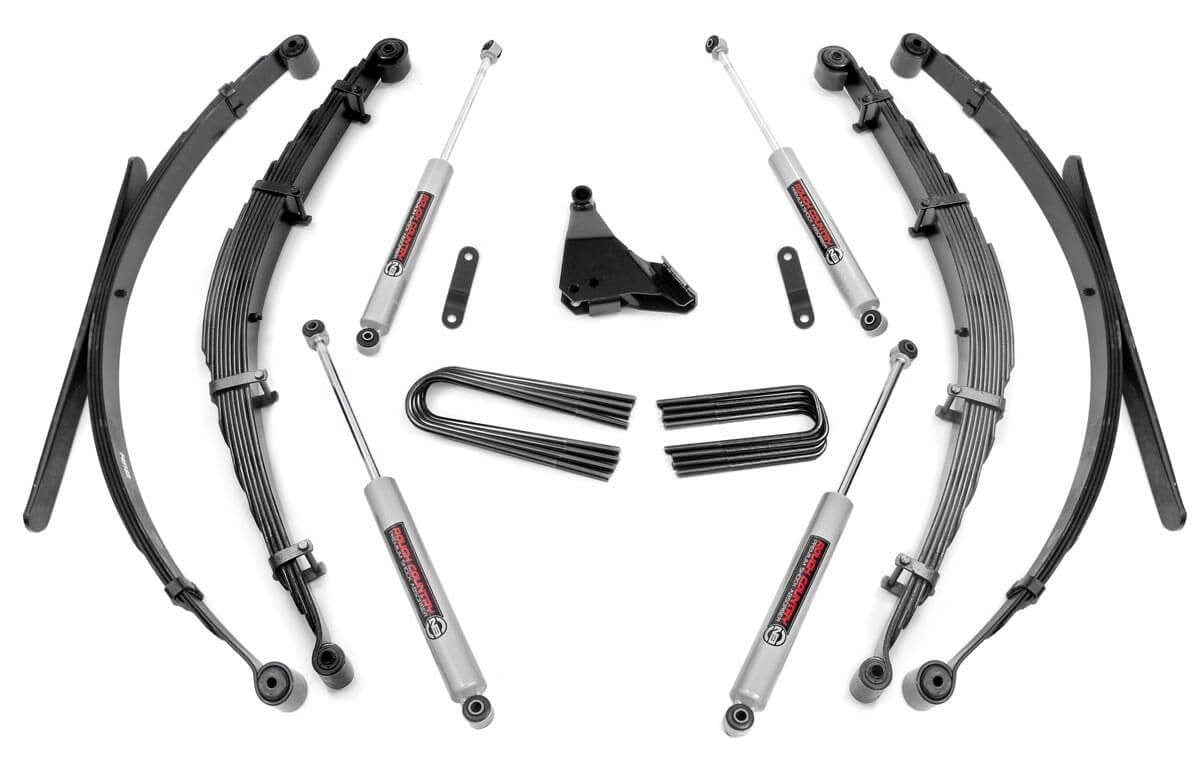 4 Inch Lift Kit | Rear Springs | Ford F-250/f-350 Super Duty 4wd (1999-2004)