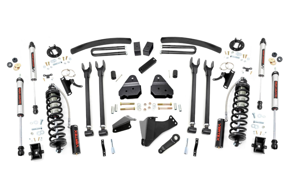 6 Inch Lift Kit | Gas | 4 Link | No Ovlds | C/o V2 | Ford F-250/f-350 Super Duty (05-07)
