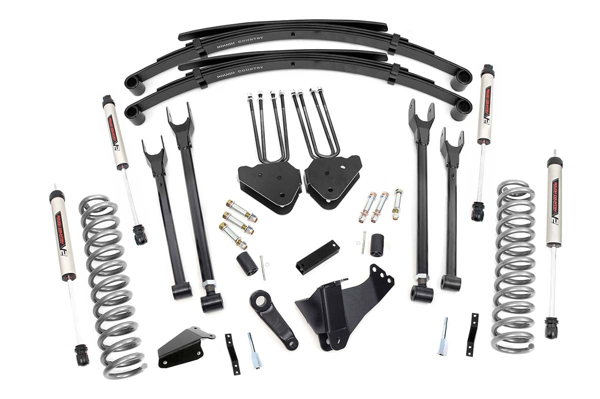 6 Inch Lift Kit | Gas | 4 Link | Rr Spring | V2 | Ford F-250/f-350 Super Duty (05-07)