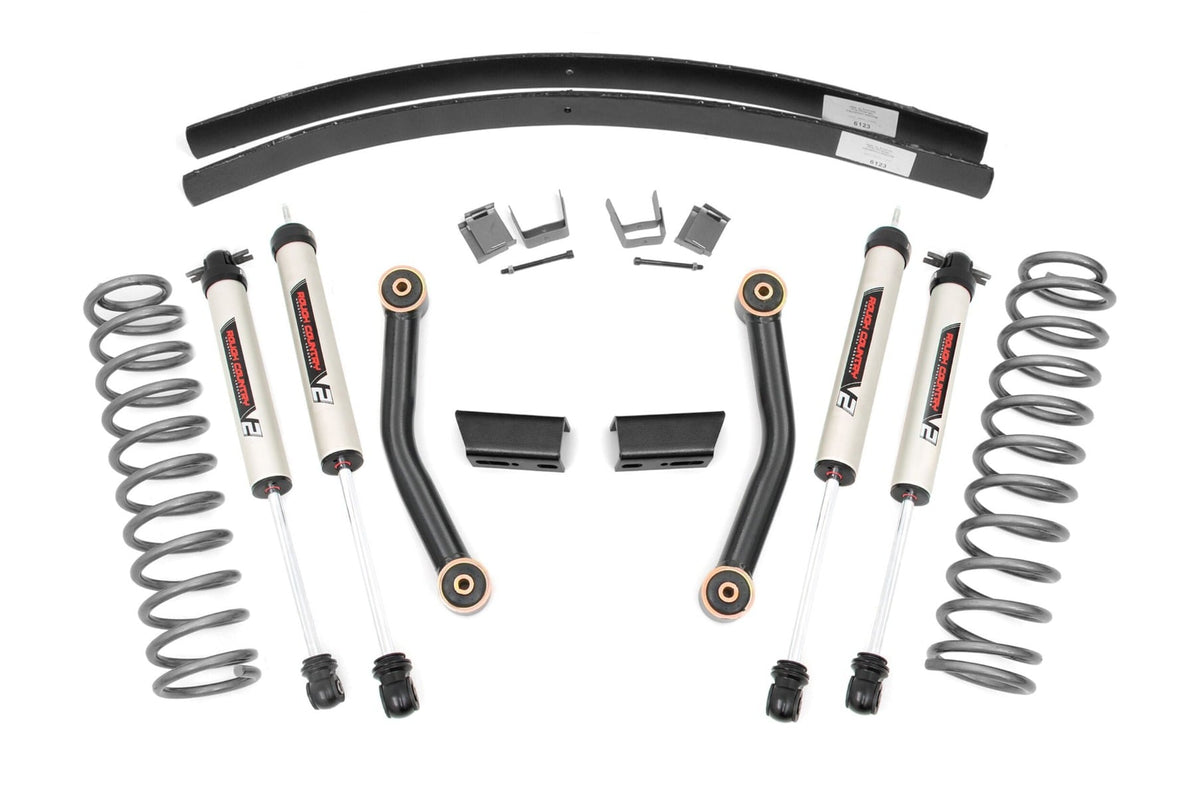 3 Inch Lift Kit | Sii | Rr Aal | V2 Shocks | Jeep Cherokee Xj 2wd/4wd (84-01)