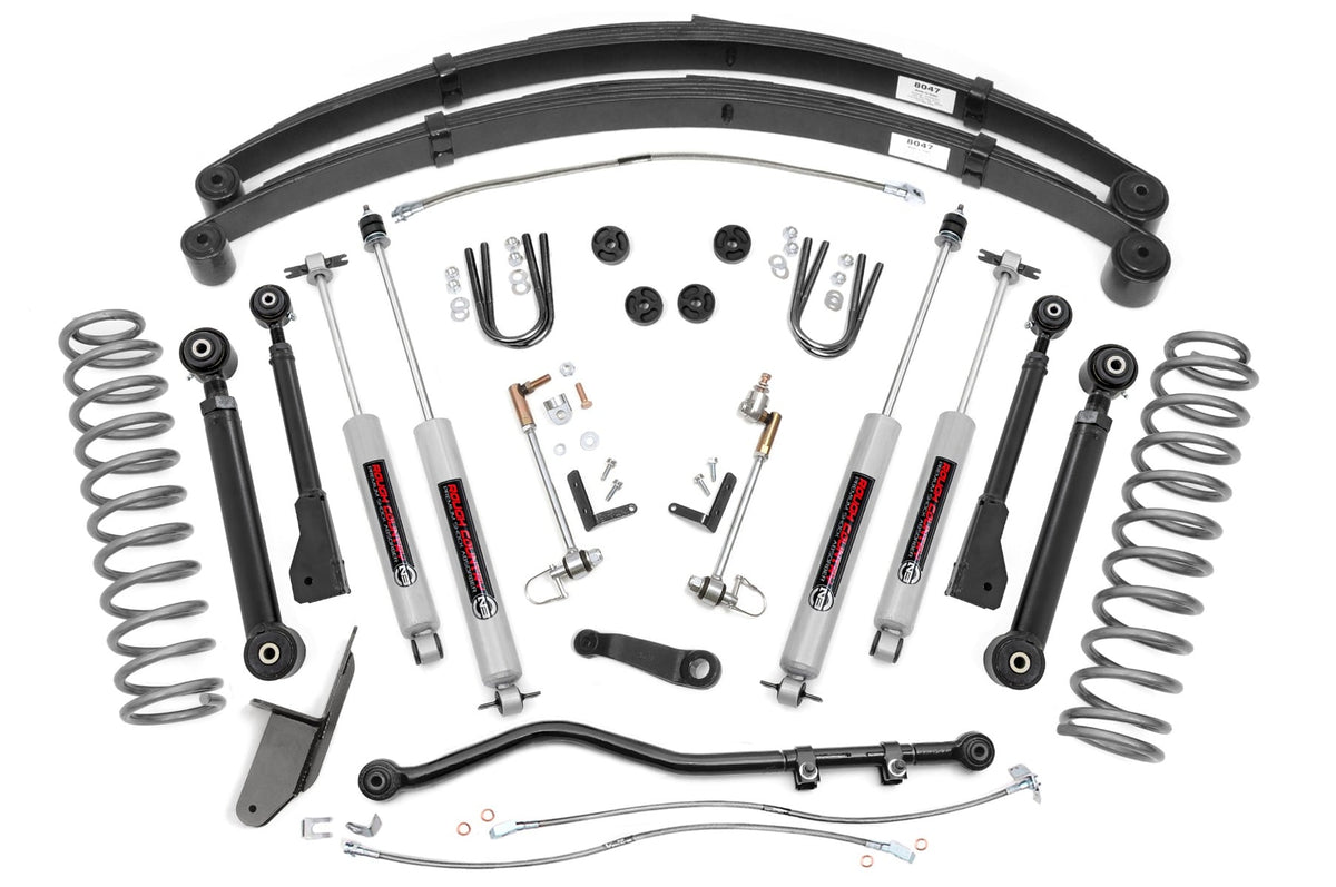 4.5 Inch Lift Kit | Rr Springs | X-series | Jeep Cherokee Xj 2wd/4wd (84-01)