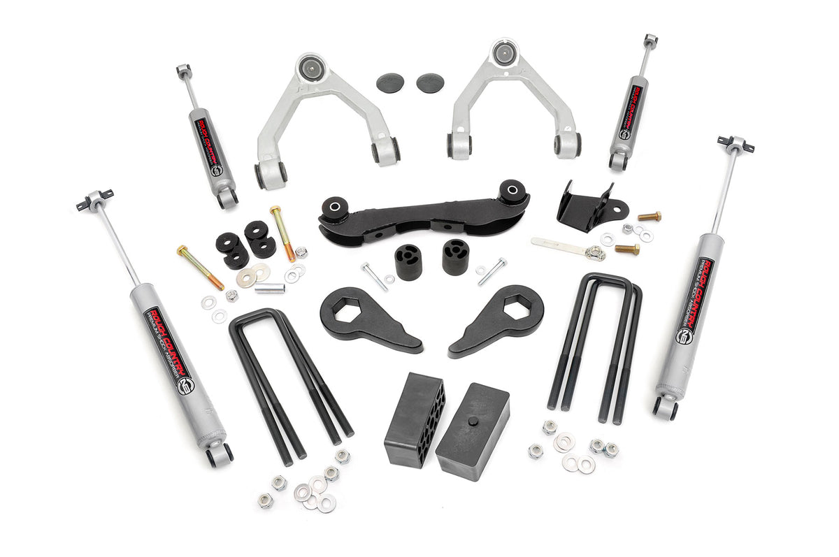 2-3 Inch Lift Kit | Rear Blocks | Chevy/gmc 1500 Truck & Suv 4wd (1988-1999)