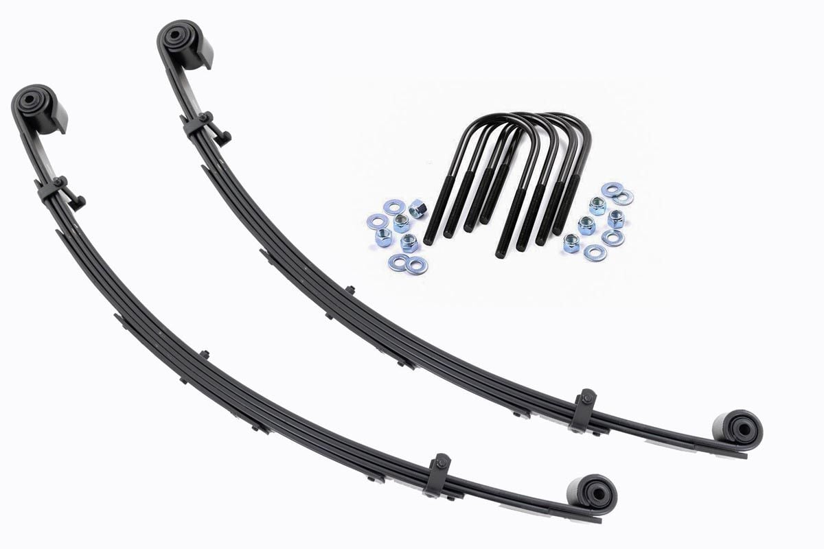 Front Leaf Springs | 4" Lift | Pair | Ford Excursion/f-250 Super Duty/f-350 Super Duty 4wd