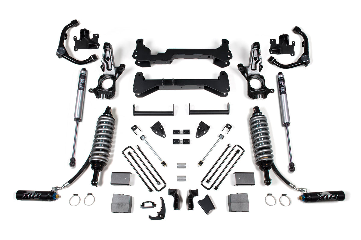 7 Inch Lift Kit | FOX 2.5 Coilover Conversion | Chevy Silverado or GMC Sierra 2500HD (01-10) 2WD