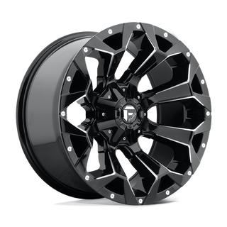 Fuel 1PC D576 ASSAULT — Gloss Black Milled