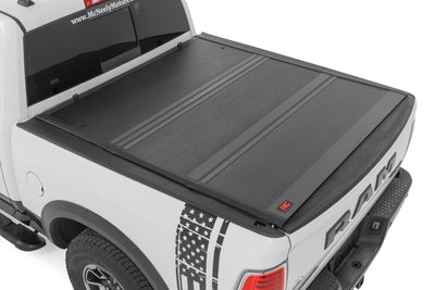 Rough Country Hard Low Profile Bed Cover for Ram 1500 10-18 — installed at Road Runner Wheels & Tires · primary view