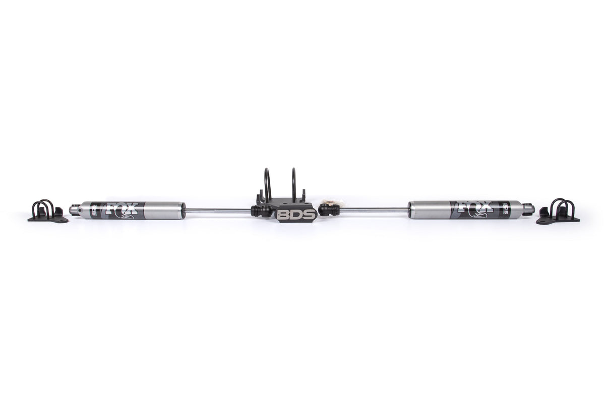 Dual Steering Stabilizer Kit w/ FOX 2.0 Performance Shocks | Fits 2.5-9 Inch Lift | Ford F250/F350 Super Duty (05-26) 4WD