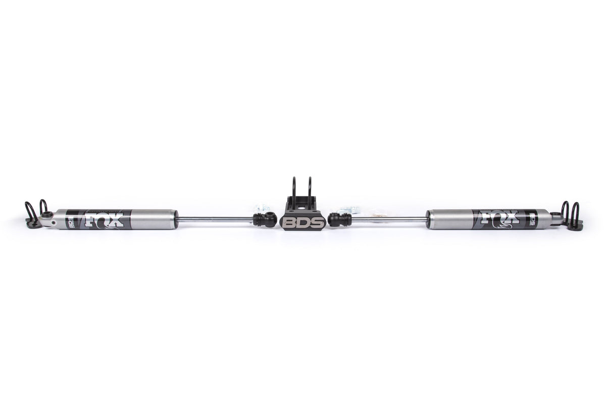 Dual Steering Stabilizer kit W/ FOX 2.0 Performance Shocks | Jeep Wrangler JL (18-26) and Gladiator JT (20-26)