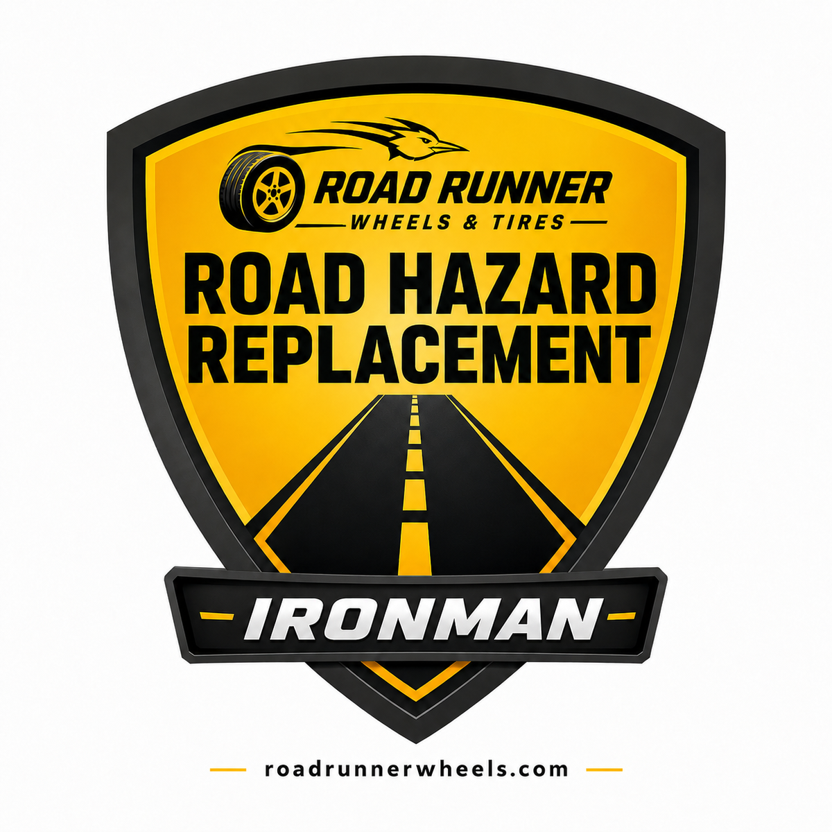 Free Ironman Road Hazard Replacement - Road Runner Wheels & Tires