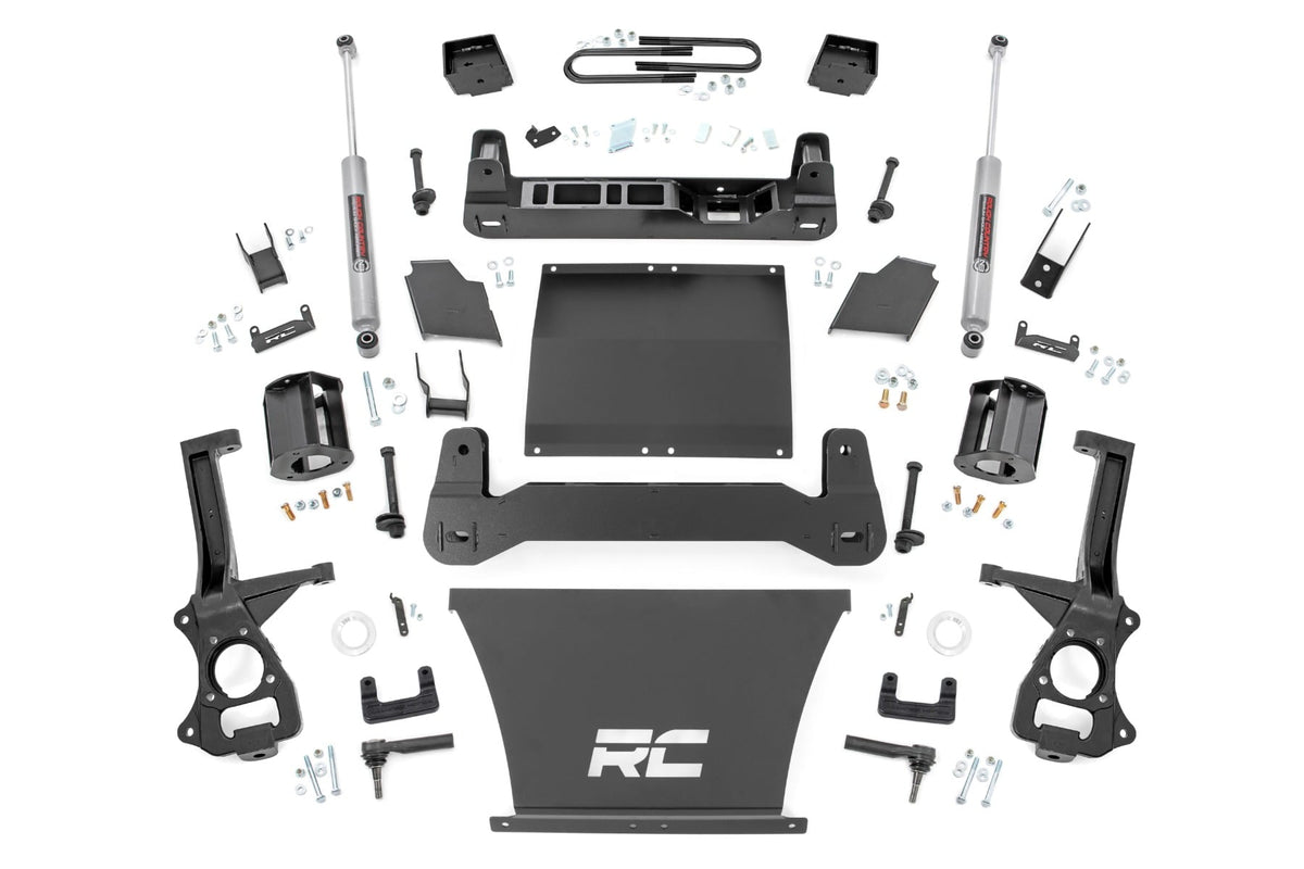 6 Inch Lift Kit | Mono Leaf Rear | Chevy Silverado 1500 4wd (2022-2024)