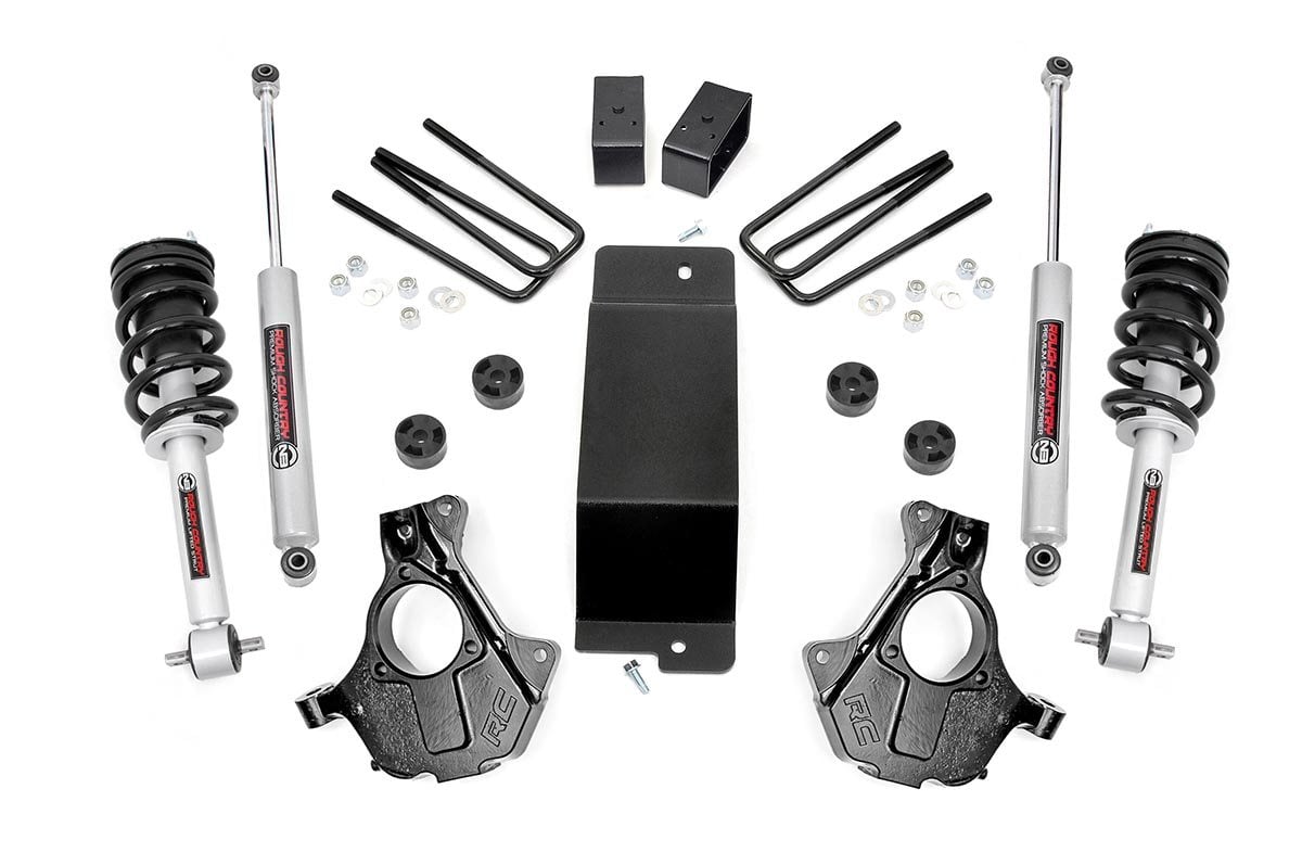 3.5 Inch Lift Kit | Alu/stamp Steel Lca | N3 Strut | Chevy/gmc 1500 (14-18 & Classic)