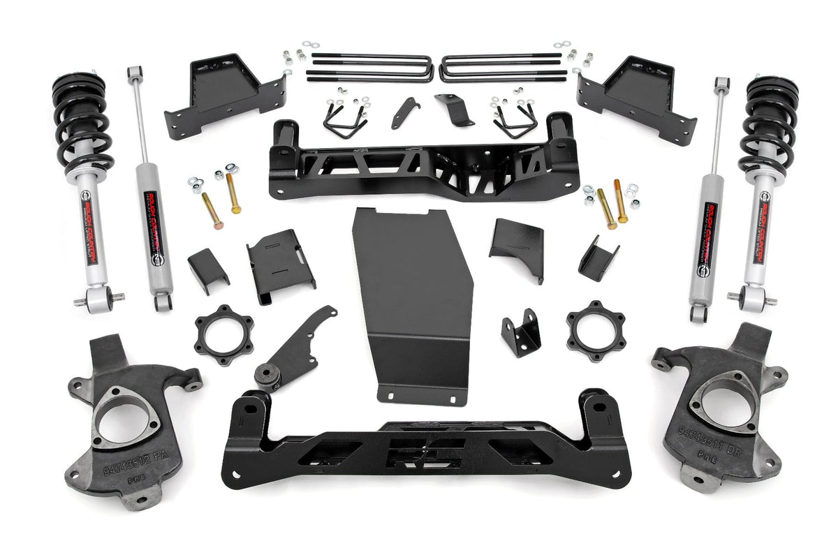 6 Inch Lift Kit | Alum/stamp Steel | N3 Struts | Chevy/gmc 1500 (14-18 & Classic)
