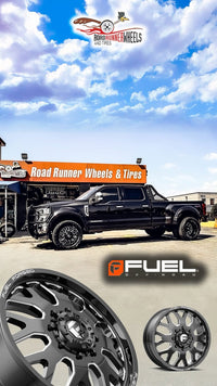 2020 Ford F-450 XL · Fuel FF19D Dually · 22x8.25 wheel and tire build