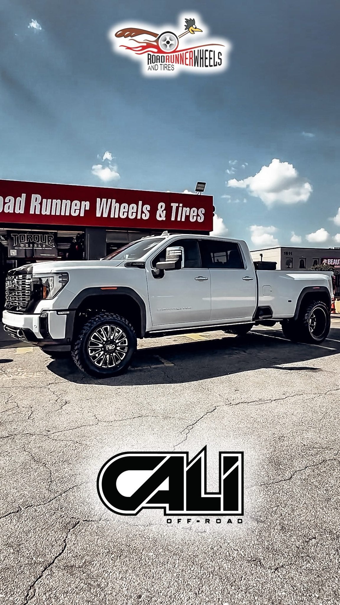 2026 GMC Sierra 3500HD Denali Ultimate · Cali Off-Road Summit Dually · 22x8.25