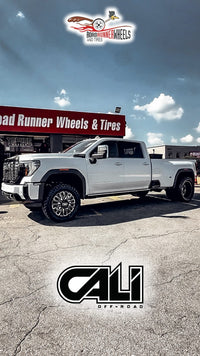 2026 GMC Sierra 3500HD Denali Ultimate · Cali Off-Road Summit Dually · 22x8.25 wheel and tire build