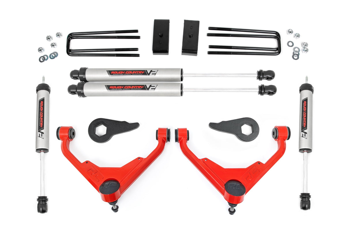 3 Inch Lift Kit | V2 | Fk/ff | Chevy/gmc 2500hd/3500hd/suburban 2500/yukon Xl 2500 (01-10)