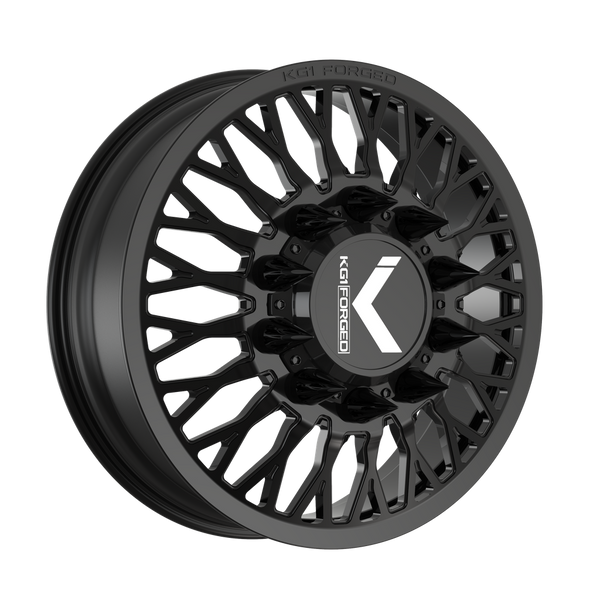 KG1 Forged JACKED-D — Gloss Black Milled Rear 