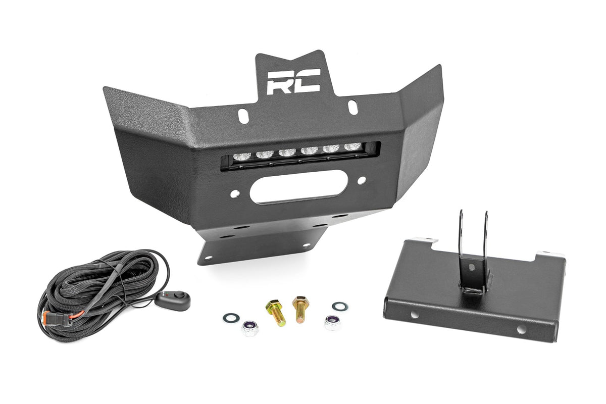 Winch Bumper | Black Series LED | 6" Light | Slime Line | Can-Am Renegade 1000/Renegade 500
