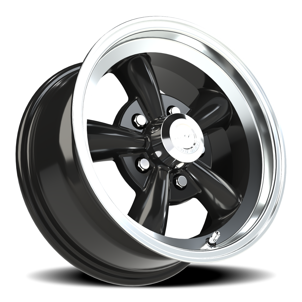 Vision American Muscle Legend 5 — Gloss Black Machined Lip
