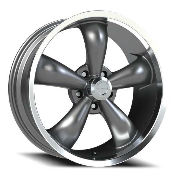 Vision American Muscle Legend 6 — Gunmetal Machined Lip 
