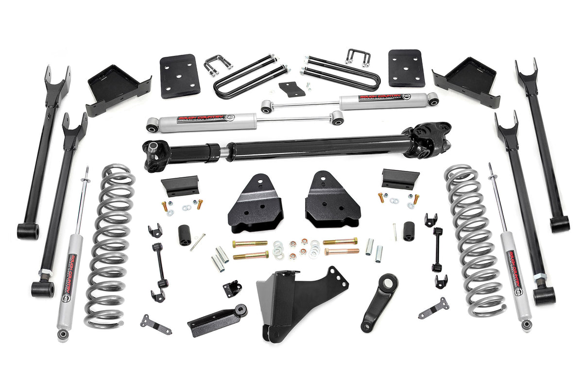 6 Inch Lift Kit | Diesel | 4-link | Fr D/s | Ford F-250/f-350 Super Duty (17-22)