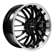 NS Wheels 9003 — Black and Machined