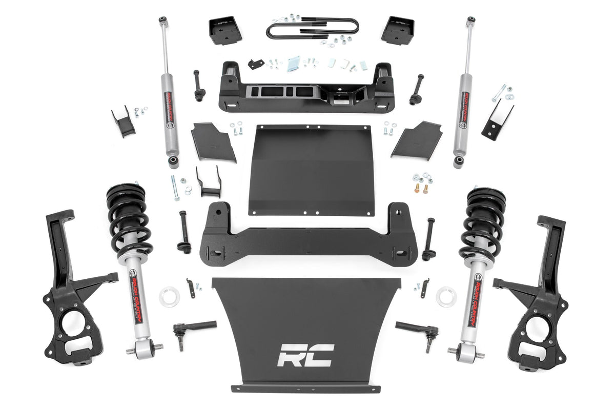 6 Inch Lift Kit |Mono Leaf Rear | N3 Struts | Gmc Sierra 1500 2wd/4wd (19-24)
