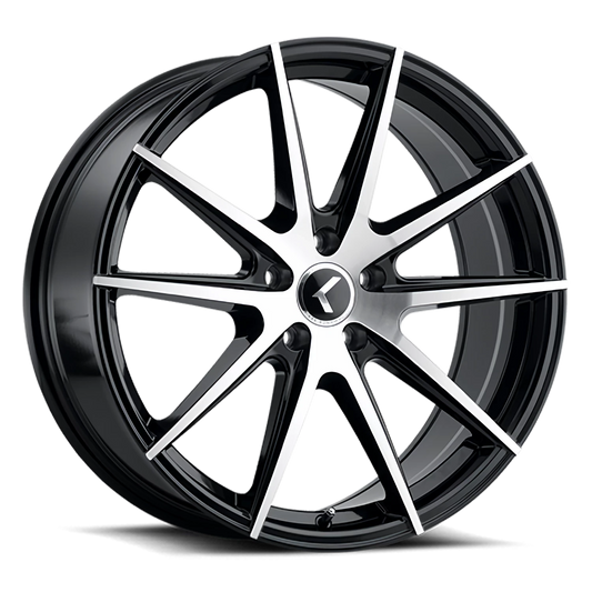 Kraze Turismo KR193 — Black/Machined Face