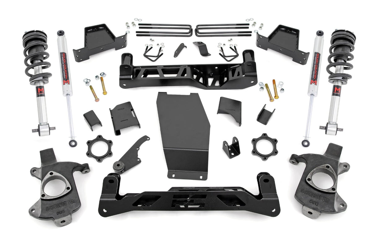 6 Inch Lift Kit | Alu/stamp Steel | M1 Struts/m1 | Chevy/gmc 1500 (14-18 & Classic)