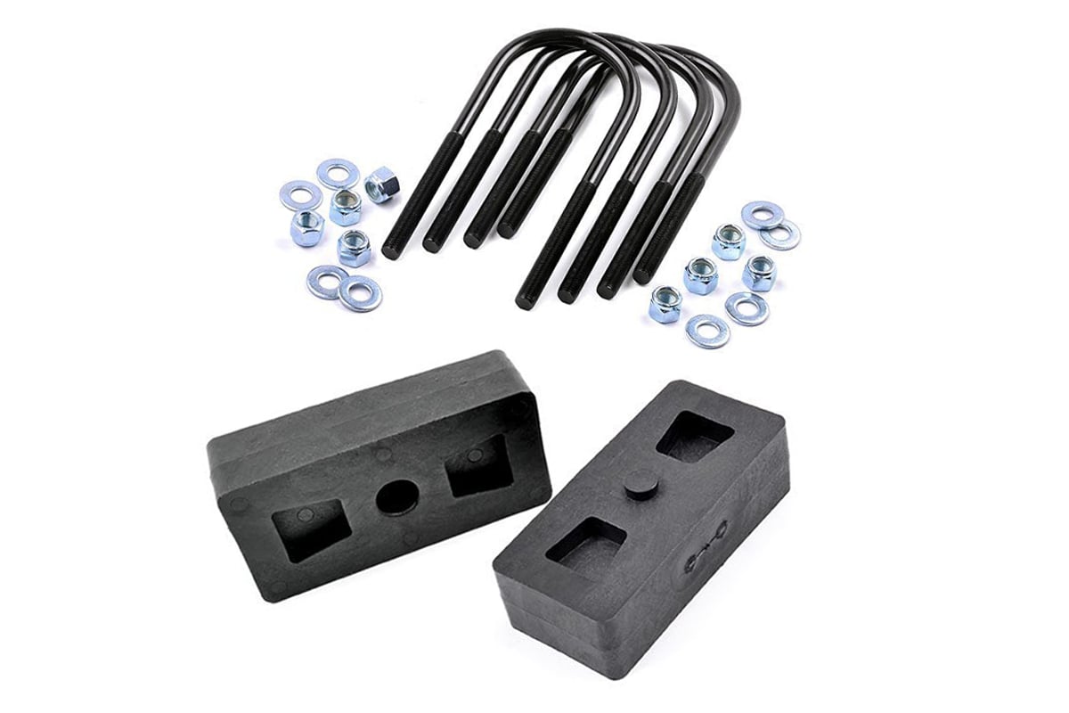 1 Inch Block & U-bolt Kit | Ford F-150 2wd/4wd (1997-2003)