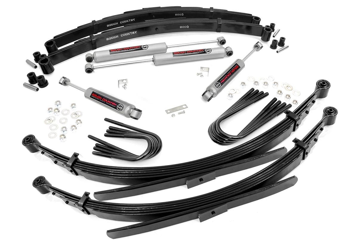 2 Inch Lift Kit | 52 Inch Rr Springs | Chevy Half-ton Suburban/k5 Blazer (88-91)