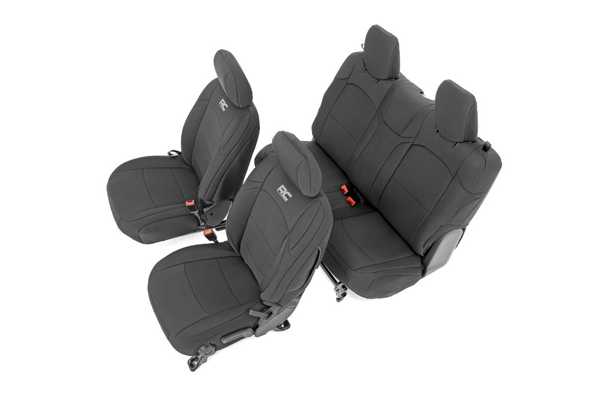 Seat Covers | Front and Rear | Jeep Wrangler JL 4WD (2018-2026)