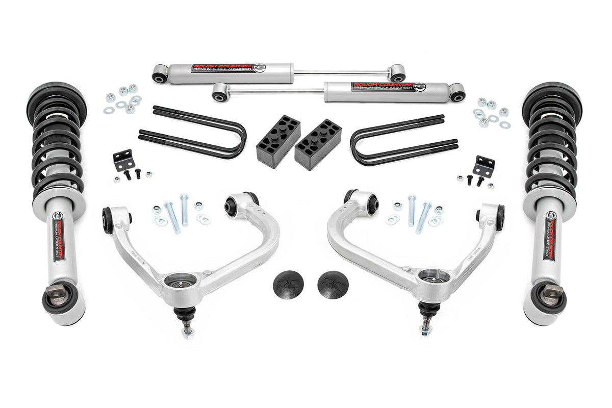 3 Inch Lift Kit | Forged Uca | N3 Struts | Ford F-150 4wd (2021-2026)