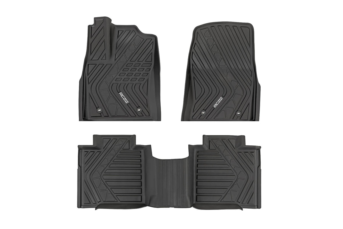 Flex-Fit Floor Mats | FR & RR | CrewMax | Toyota Tundra 2WD/4WD (2022-2026)