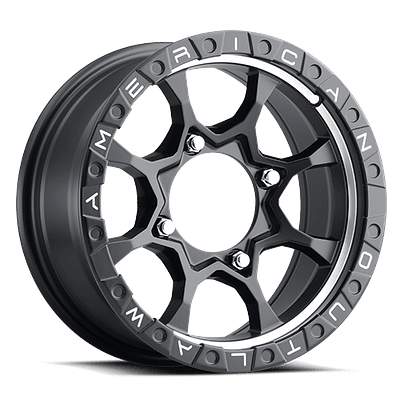 Triple X 15x7 4x156 SATIN BLACK MILLED | Road Runner Wheels – Road ...