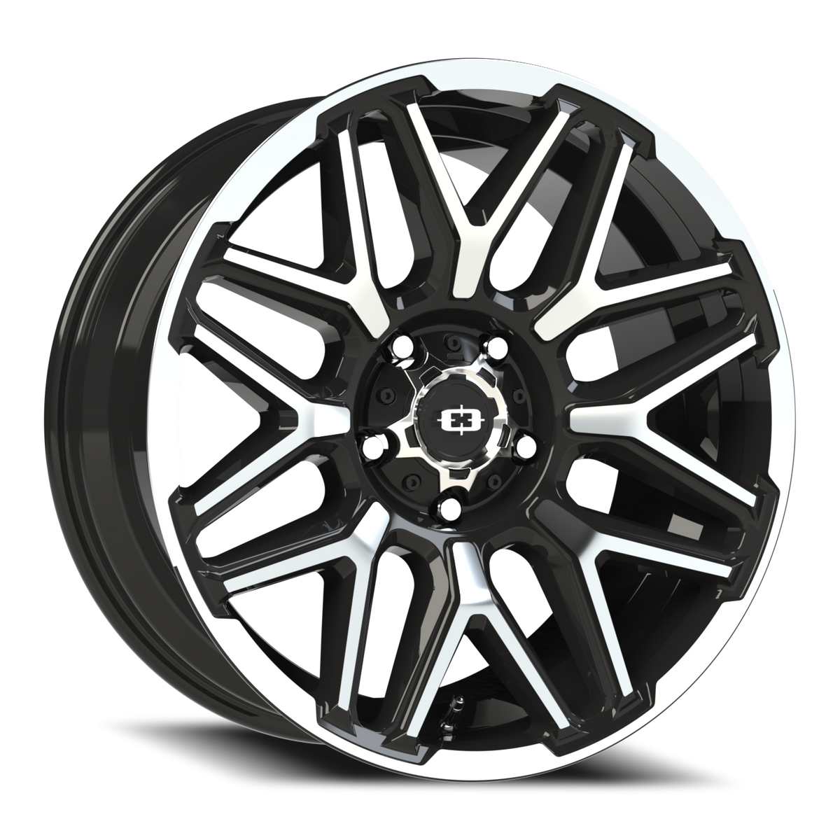 Vision Off-Road Rekluse — Gloss Black Machined Face and Lip