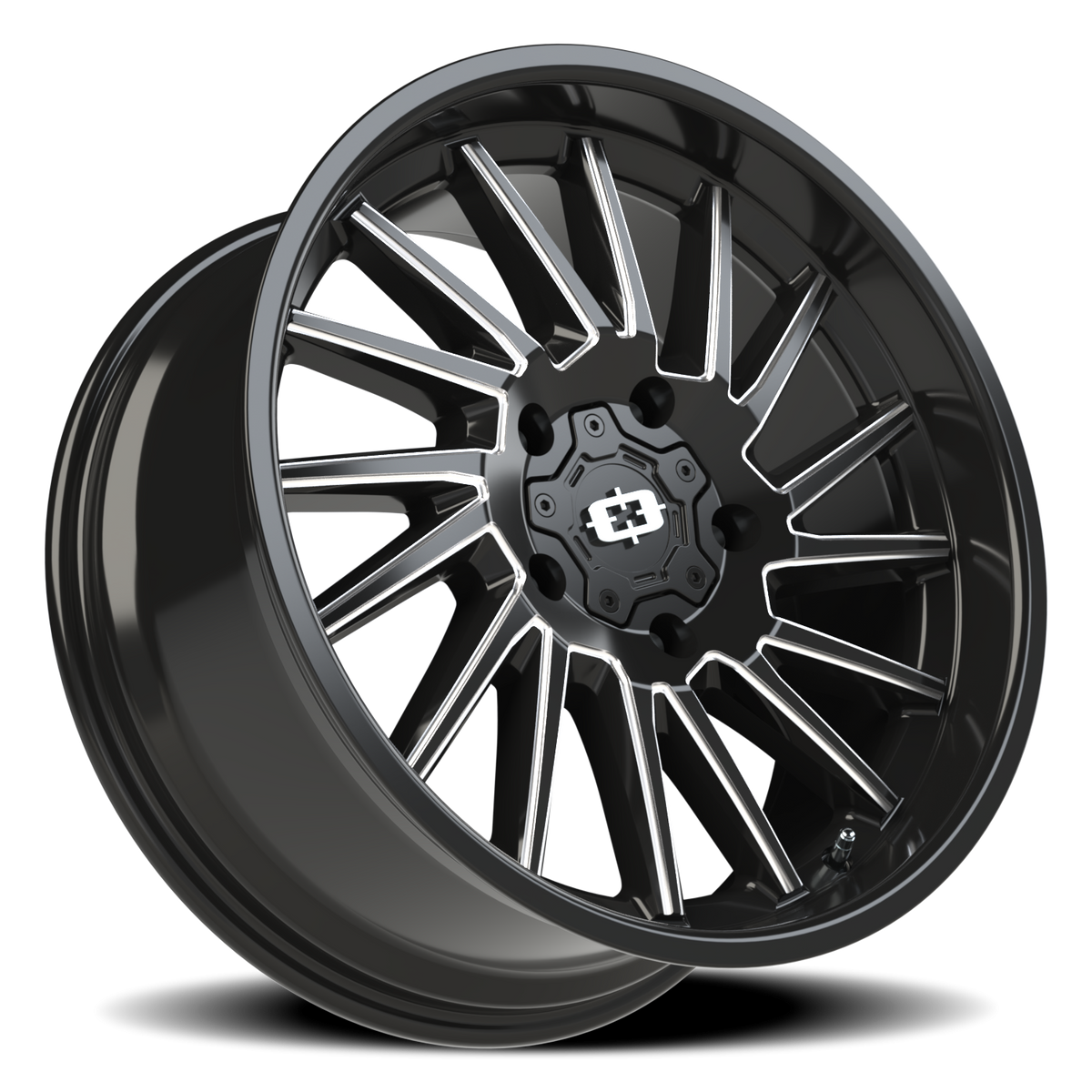 Vision Street Rapier — Gloss Black Milled Spoke