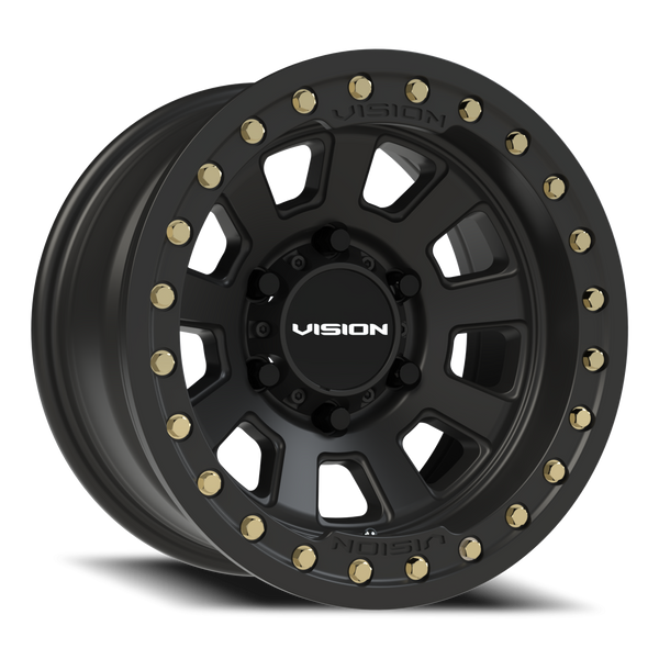 Vision Beadlock Ojos Beadlock — Satin Black 