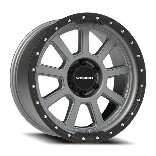 Vision Off-Road Ojos — Satin Grey - angle 1