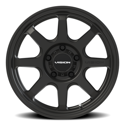 Vision Off-Road Flow — Satin Black - front